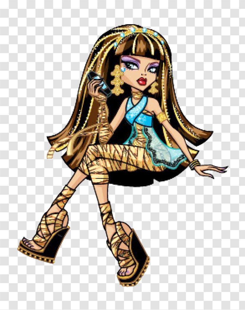 Cleo DeNile Monster High Doll Ever After Barbie - Frankie Stein Transparent PNG
