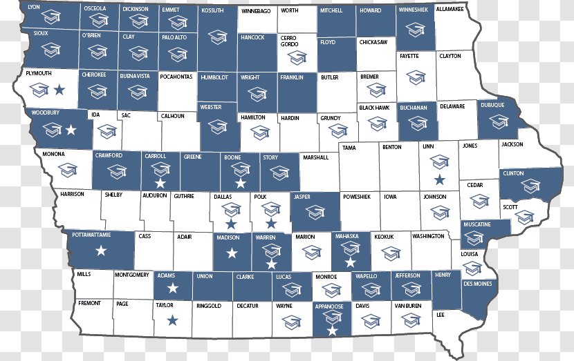 County Iowa Home Base Services Floor Plan Map - Gov Transparent PNG