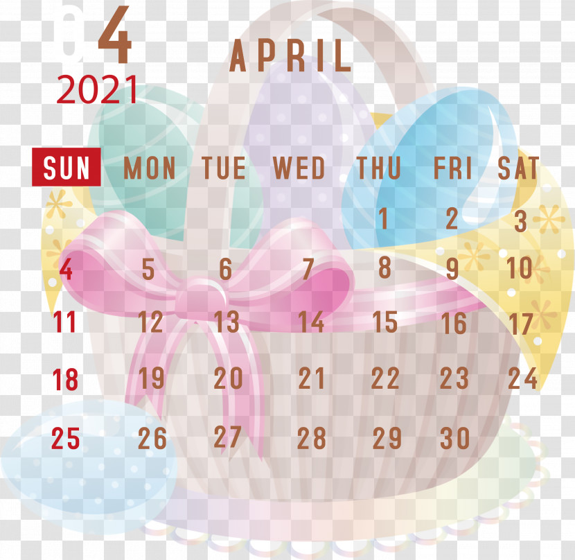 April 2021 Printable Calendar April 2021 Calendar 2021 Calendar Transparent PNG