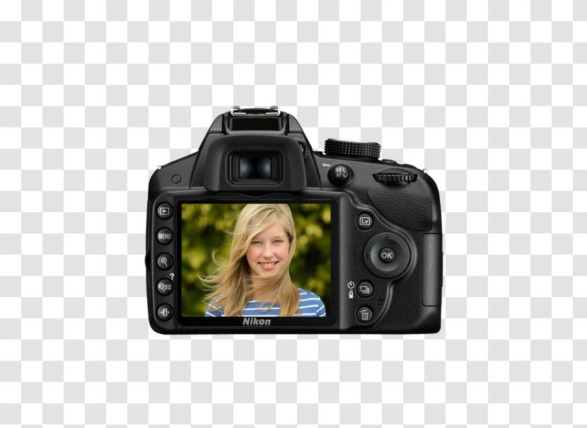 Nikon D3200 D3300 D3400 Digital SLR AF-S DX Nikkor 35mm F/1.8G - Single Lens Reflex Camera Transparent PNG