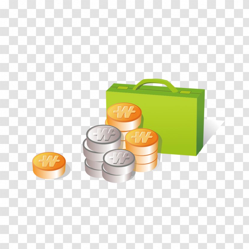Stock Illustration Finance Icon - Footage - Digital Gold Coin Style Transparent PNG