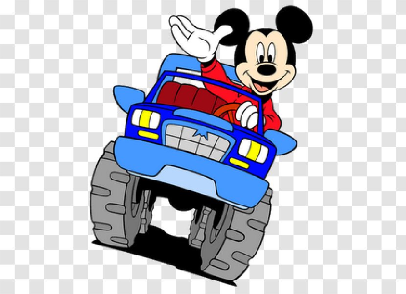 Mickey Mouse Minnie Clip Art - Vehicle Transparent PNG