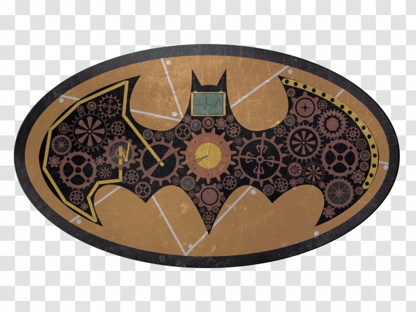 Batman Joker Steampunk Bat-Signal Graphic Design - Belt Buckle Transparent PNG