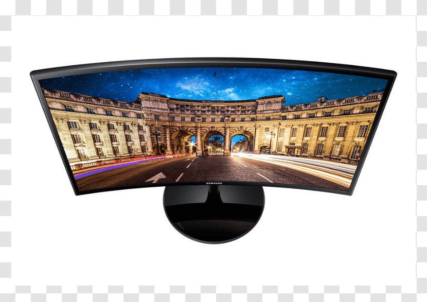 Samsung CF391 Series Computer Monitors LED-backlit LCD Curved Screen - Display Resolution Transparent PNG