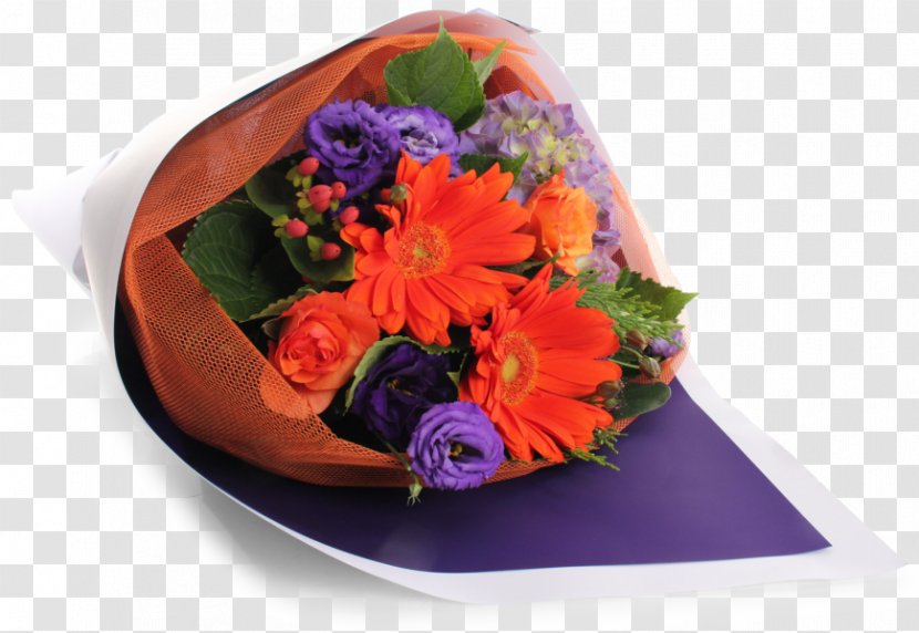 Floral Design Cut Flowers Flower Bouquet Rose Family - Arranging - Purple Transparent PNG