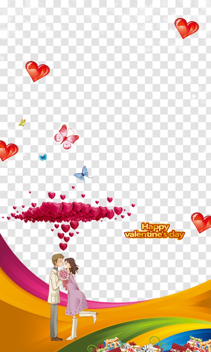Valentines Day Poster Gift Romance - Valentine's Posters Material Transparent PNG