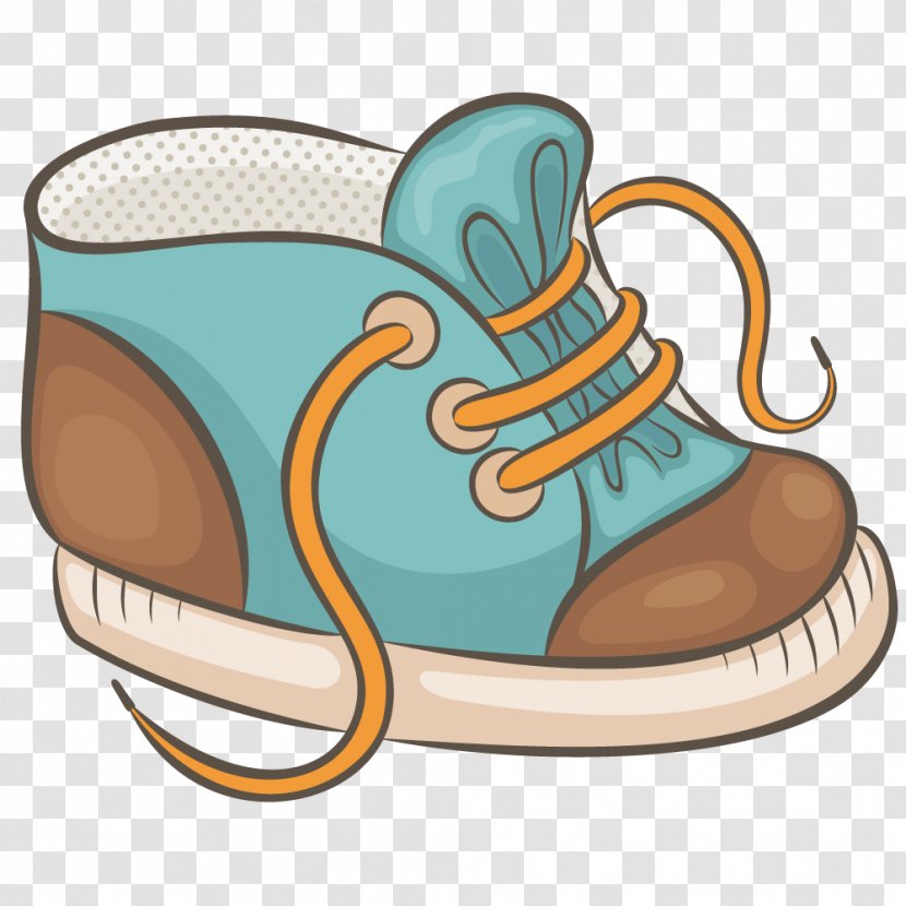 Sneakers Shoe Cartoon Designer - Anta Sports - Vector Illustration Children Shoes Transparent PNG