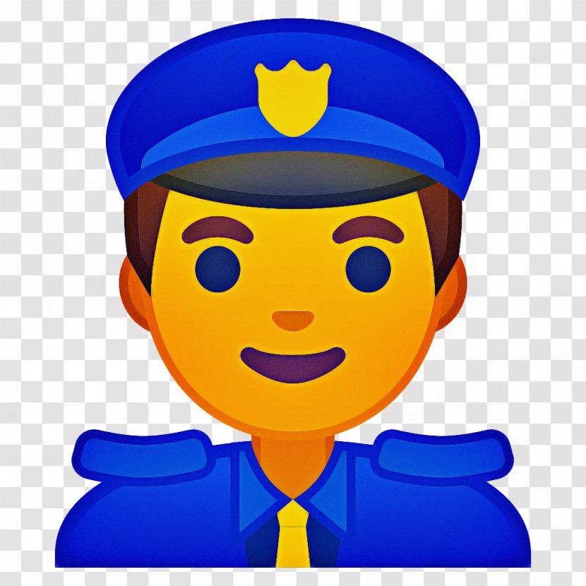 Police Emoji - Officer - Smile Headgear Transparent PNG