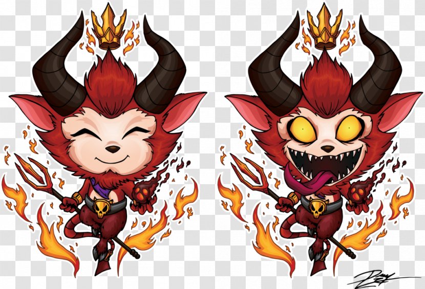 Devil League Of Legends Fan Art Transparent PNG