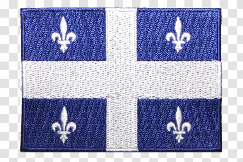 Flag Of Quebec Drapeau Canada Lévis - Embroidered Patch Transparent PNG