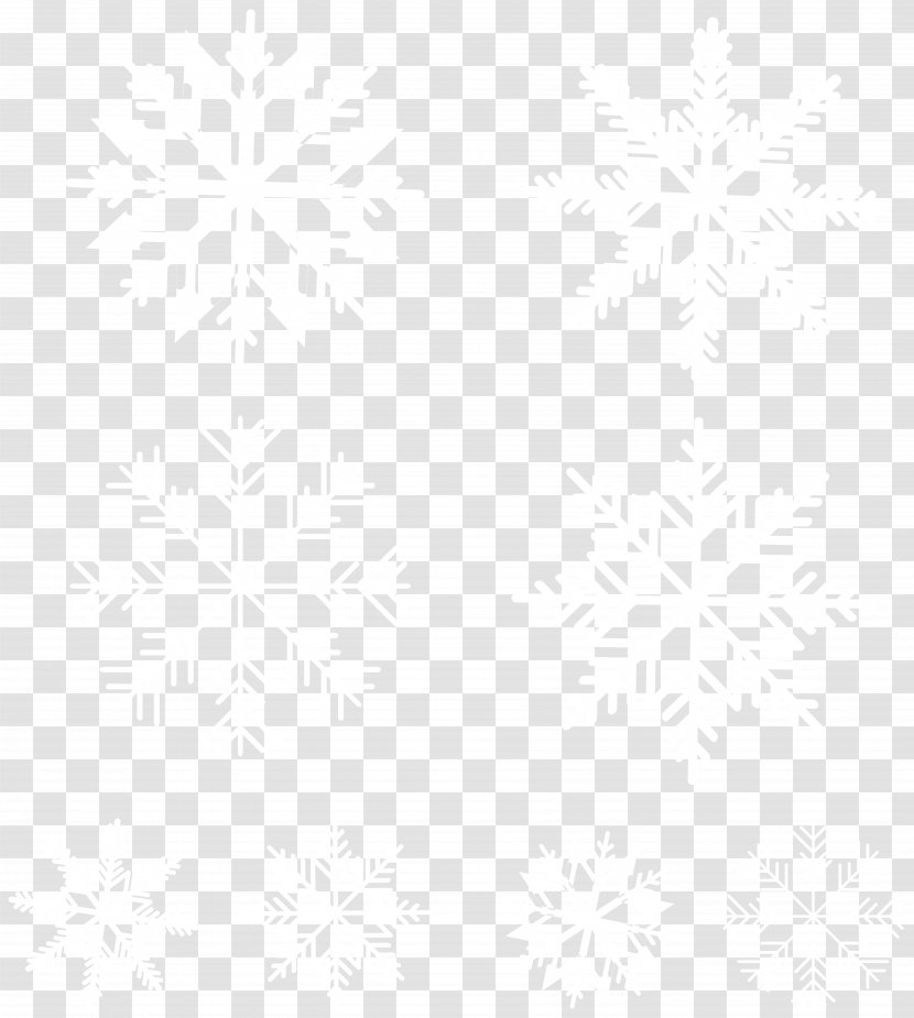 Line Symmetry Point Angle Pattern - Monochrome Photography - Snowflakes Clip Art Image Transparent PNG