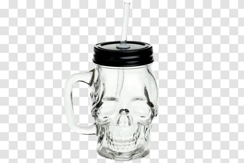 Beer Glasses Jar Skull Drinking - Human Skeleton - Glass Transparent PNG