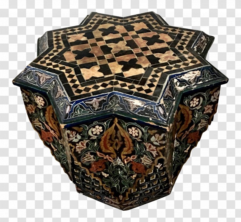 Ceramic Artifact - Table - Hand Painted Gravel Transparent PNG