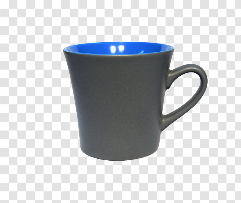 Mug Coffee Cup Blue Teacup Product - Boycott - Grey Transparent PNG