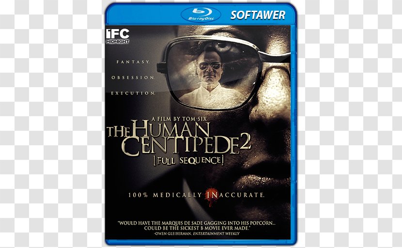 The Human Centipede Film Director Dr. Heiter Splatter - Advertising - Horror Transparent PNG