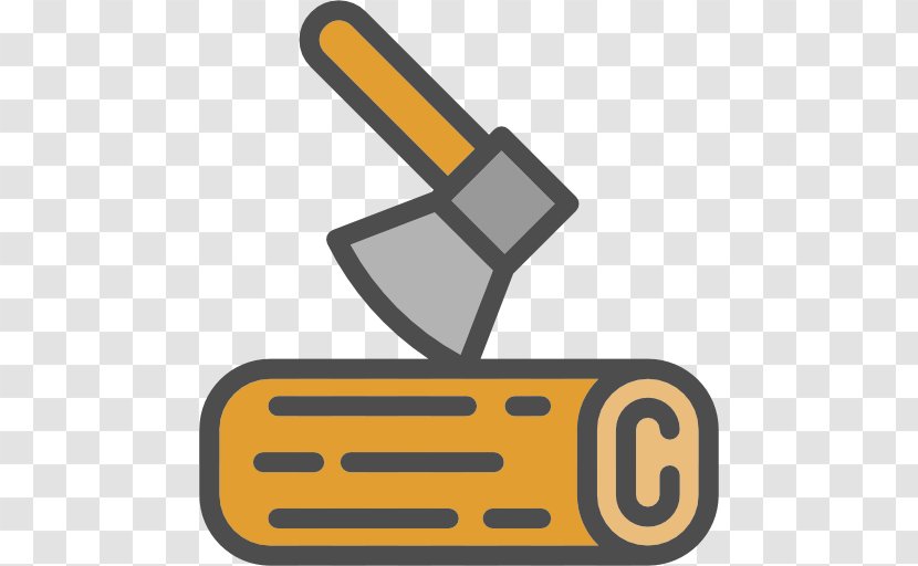 Icon - Yellow - Cartoon Ax Transparent PNG