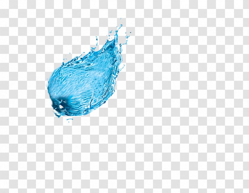 Water - Feather - Azure Transparent PNG
