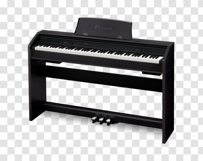 Casio Privia PX-760 Digital Piano Keyboard - Flower Transparent PNG
