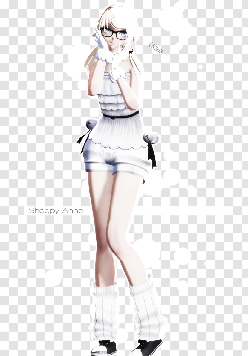 Costume Shoulder Uniform Top Shoe - Lovely Sheep Transparent PNG