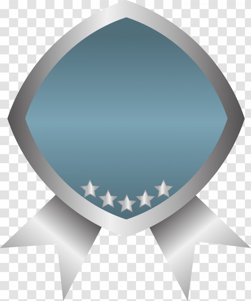 Badge Medal Designer - Grey - Gray SHIELD BADGE Transparent PNG