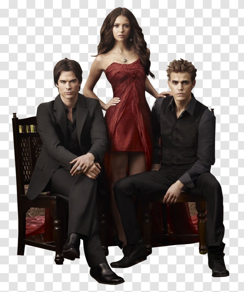 Elena Gilbert Damon Salvatore Stefan Niklaus Mikaelson The Vampire Diaries - Season 7 - 3Vampire Transparent PNG