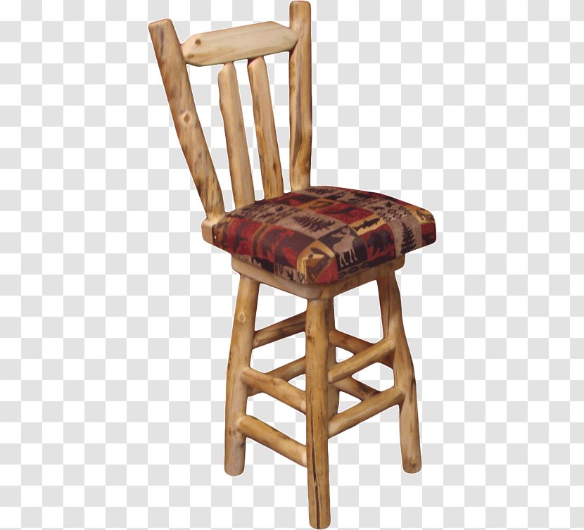 Bar Stool Chair Upholstery Furniture - Seat - Log Transparent PNG