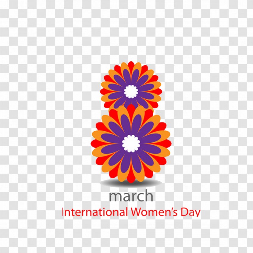 International Womens Day March 8 Woman Clip Art - Drawing - Women's Flowers Adorn Posters Transparent PNG
