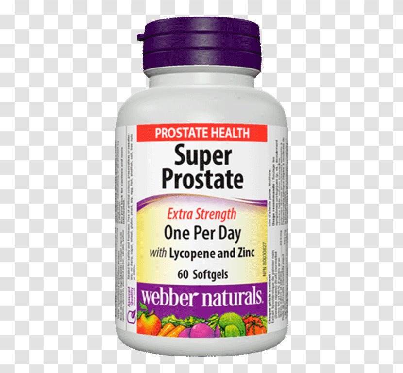 Dietary Supplement Webber Naturals Extra Strength Super Prostate Vitamin K + D Digestive Enzyme - Tablet Transparent PNG