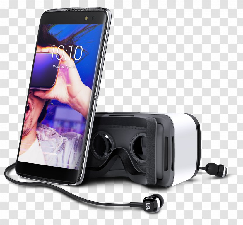 Virtual Reality Headset Alcatel Mobile BlackBerry DTEK50 IDOL 4S Smartphone - Hardware Transparent PNG