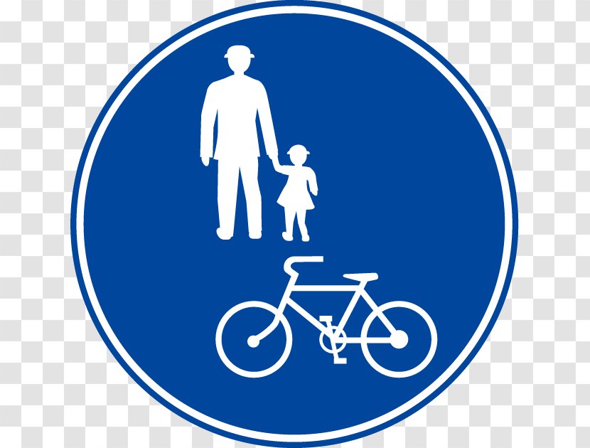 自転車歩行者専用道路 自転車歩行者道 道路交通法 Road - Sign Transparent PNG