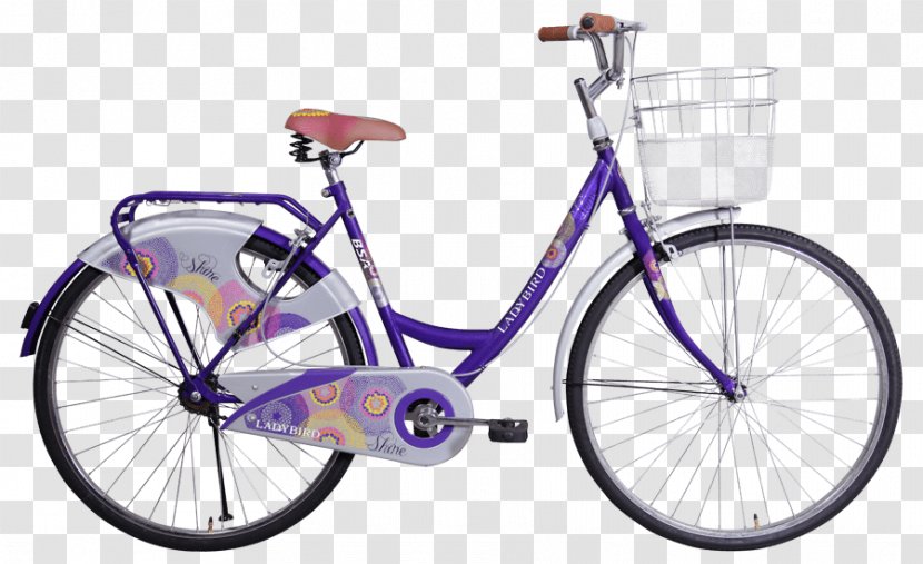 Birmingham Small Arms Company Single-speed Bicycle Step-through Frame Raj Cycles And Fitness Store - Vehicle - Color Light Green Purple Transparent PNG