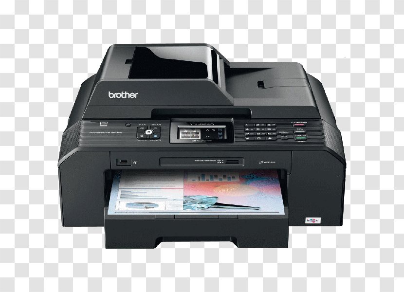 Multi-function Printer Inkjet Printing Brother Industries Ink Cartridge - Multimedia Transparent PNG
