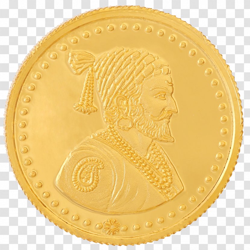 Krishna India Gold Ganesha Coin - Ayyappa Transparent PNG