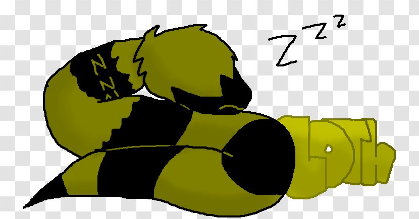 Insect Clip Art - Yellow - Sleeping Sloth Transparent PNG