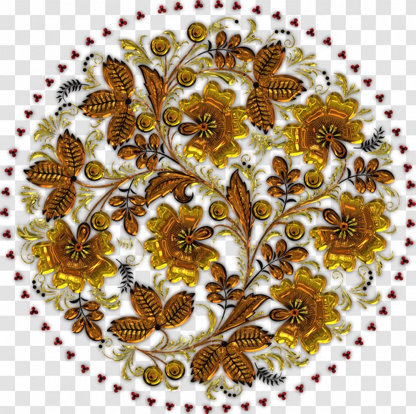 Art Clip - Moths And Butterflies - Mandalas Transparent PNG