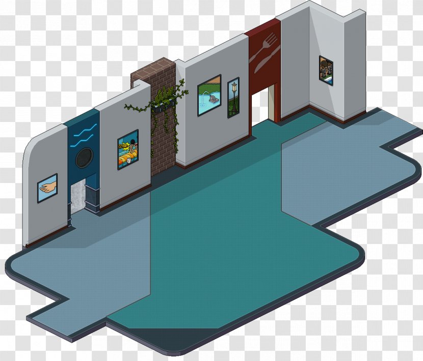 Habbo Hall 0 Consola 1 - Computer Font - Bg Transparent PNG