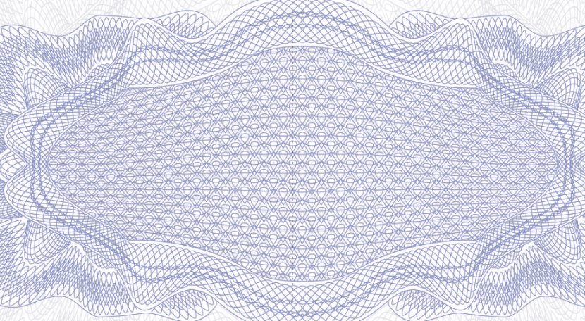 Placemat Doily Lilac Pattern - European Lines Transparent PNG