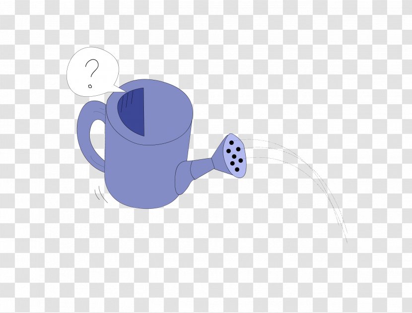 Blue Watering Can Shower - Tableware - Water Transparent PNG
