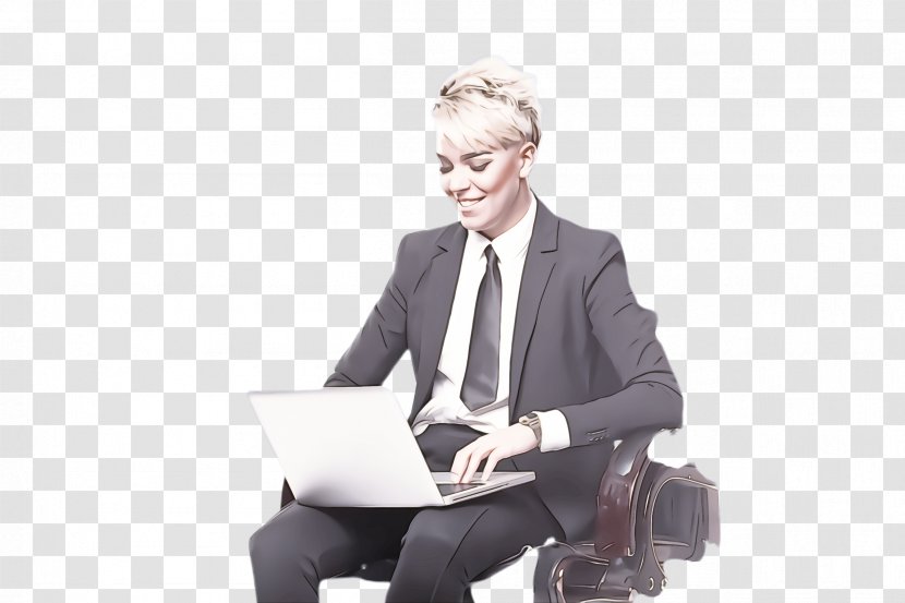 Sitting Office Chair Standing White-collar Worker Businessperson - Business - Reading Transparent PNG
