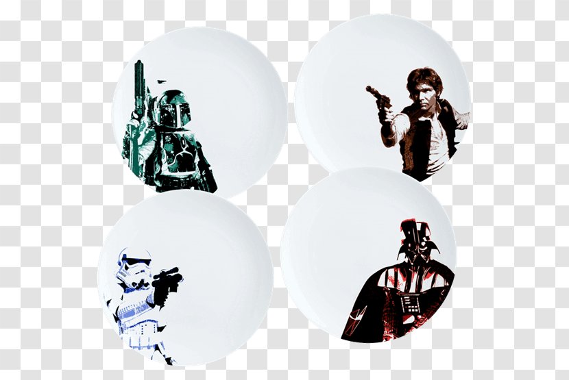 Plate Han Solo Ceramic - Dishware - Star Wars Sequel Trilogy Transparent PNG