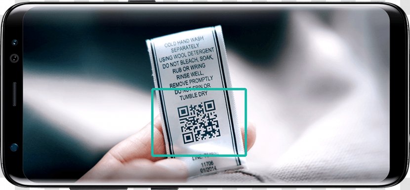 Samsung Galaxy S8+ Note 7 Bixby QR Code - S8 Transparent PNG