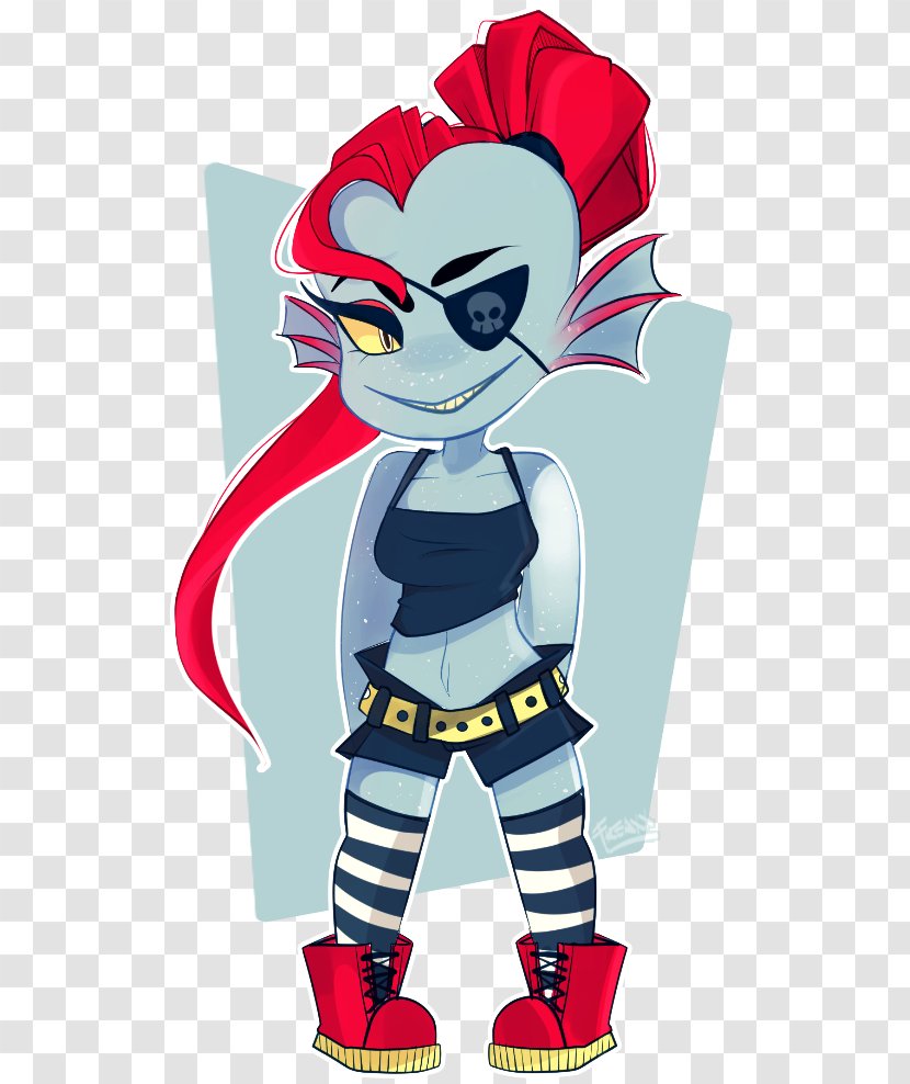 Undertale Fan Art Drawing Character - Silhouette - Undyne Transparent PNG