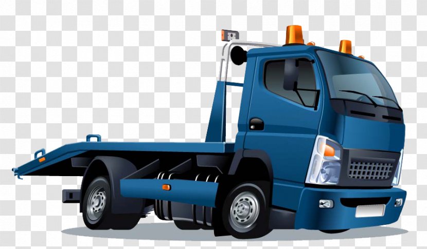 Car Tow Truck Towing Royalty-free - Motor Vehicle - Hand-drawn Cartoon Transparent PNG