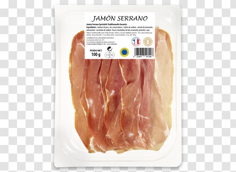 Back Bacon Bayonne Ham Prosciutto Bresaola - Silhouette Transparent PNG