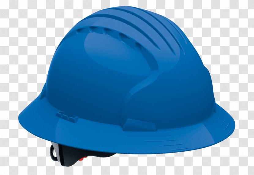 Hard Hats Bicycle Helmets High-density Polyethylene Personal Protective Equipment - Electric Blue Transparent PNG