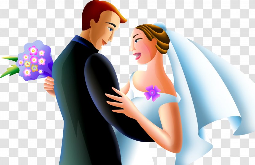 Marriage Couple Kilobyte Animation - Frame - Cartoon Married Transparent PNG