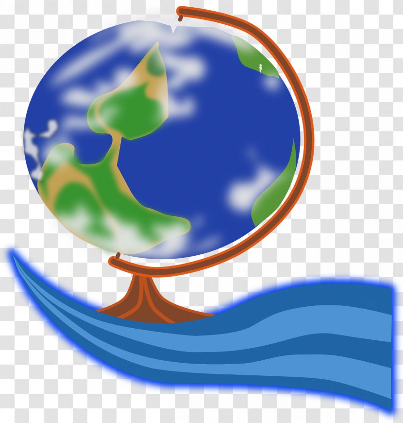 Globe Geography Earth Map - Cartoon Transparent PNG