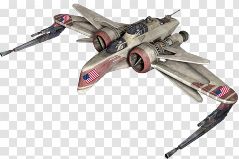 Clone Wars Trooper Anakin Skywalker ARC-170 Starfighter X-wing - Model Aircraft - Star Transparent PNG