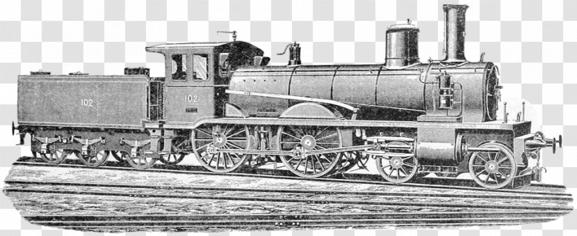 Train Rail Transport Steam Locomotive Engine Transparent PNG