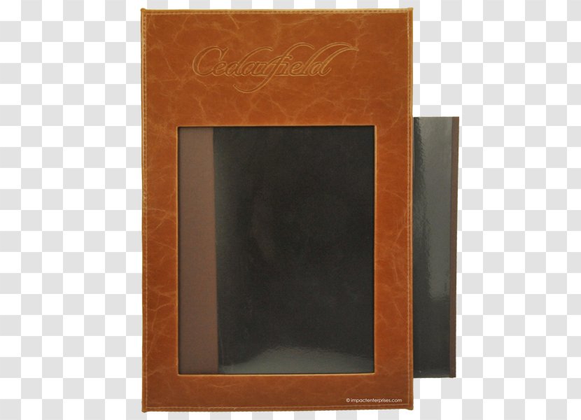 Clipboard Artificial Leather Paper Embossing Book Cover - Copper Transparent PNG